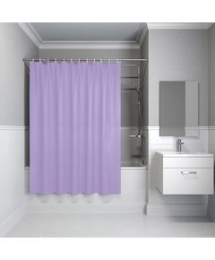 Купить Штора для ванной, 200x180 см, PE, светло-фиолетовый, IDDIS, P08PE18i11 (p08pe18i11) по цене 620 руб., в Санкт-Петебруге в интернет магазине 100-Систем, а также дургие товары IDDIS из раздела Шторки для ванной и Карнизы Шторки Коврики
