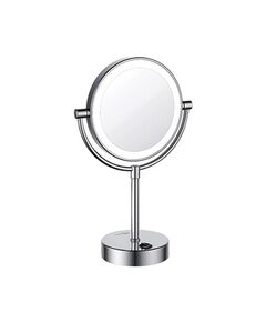 Купить K-1005 Зеркало с LED-подсветкой двухстороннее, стандартное и с 3-х кратным увеличением (k-1005) по цене 12350 руб., в Санкт-Петебруге в интернет магазине 100-Систем, а также дургие товары WasserKRAFT из раздела Косметические зеркала и Аксессуары для ванной комнаты