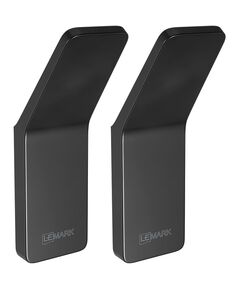 Купить Крючок одинарный SMOOTH LINE для полотенец 2 шт., чёрный (9712002) по цене 2990 руб., в Санкт-Петебруге в интернет магазине 100-Систем, а также дургие товары LEMARK из раздела Крючки (вешалки) и Аксессуары для ванной комнаты