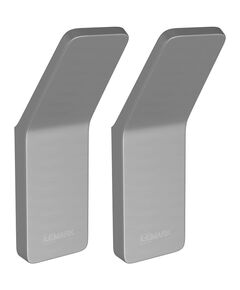 Купить Крючок одинарный SMOOTH LINE для полотенец 2 шт., графит (9716003) по цене 3590 руб., в Санкт-Петебруге в интернет магазине 100-Систем, а также дургие товары LEMARK из раздела Крючки (вешалки) и Аксессуары для ванной комнаты