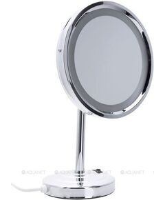 Купить 2209D Зеркало косметическое,настольное с LED подсветкой круглое диам 21,5 см (204516) (2209d) по цене 10070 руб., в Санкт-Петебруге в интернет магазине 100-Систем, а также дургие товары AQUANET из раздела Косметические зеркала и Аксессуары для ванной комнаты