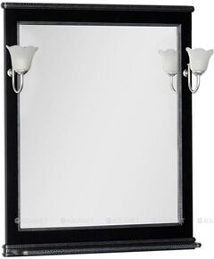Купить 1806DMB Зеркало косметическое, подвесное с LED подсветкой круглое D-20 см, черн.мат (253732) (1806dmb) по цене 15830 руб., в Санкт-Петебруге в интернет магазине 100-Систем, а также дургие товары AQUANET из раздела Косметические зеркала и Аксессуары для ванной комнаты