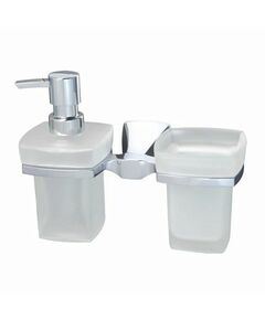 Купить Wern K-2589 Держатель стакана и дозатора (k-2589) по цене 4610 руб., в Санкт-Петебруге в интернет магазине 100-Систем, а также дургие товары WasserKRAFT из раздела Держатели стакана и дозатора мыла и Мыльницы и дозаторы жидкого мыла