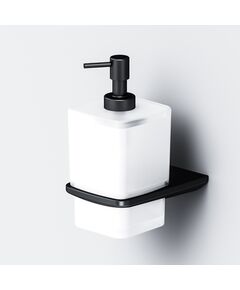 Купить Стеклянный диспенсер для жидкого мыла AM.PM Inspire 2.0 с настенным держателем, черный A50A36922 (a50a36922) по цене 9390 руб., в Санкт-Петебруге в интернет магазине 100-Систем, а также дургие товары AM.PM из раздела Дозаторы жидкого мыла и Мыльницы и дозаторы жидкого мыла