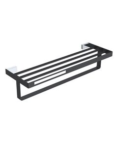 Купить BOHEME Q полка для полотенец Chrome & Black 10947-CR-B (10947-cr-b) по цене 33902 руб., в Санкт-Петебруге в интернет магазине 100-Систем, а также дургие товары BOHEME из раздела Полки для полотенец и Полотенцедержатели