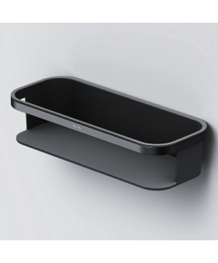 Купить A8F53122 Func Корзина для душа прямая, черная (a8f53122) по цене 6090 руб., в Санкт-Петебруге в интернет магазине 100-Систем, а также дургие товары AM.PM из раздела Полки для душа и Аксессуары для ванной комнаты