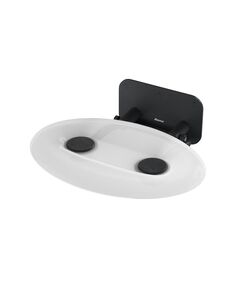 Купить Универсальное складное сиденье для душа OVO-P II-CLEAR/BLACK (b8f0000056) по цене 37950 руб., в Санкт-Петебруге в интернет магазине 100-Систем, а также дургие товары RAVAK из раздела Поручни, сиденья, стойки для ванны и душа и Аксессуары для ванной комнаты