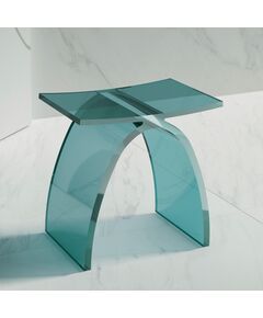Купить Стульчик для ванной прозрачный ABBER Kristall AT1739Aquamarin бирюзовый (at1739aquamarin) по цене 35280 руб., в Санкт-Петебруге в интернет магазине 100-Систем, а также дургие товары ABBER из раздела Поручни, сиденья, стойки для ванны и душа и Аксессуары для ванной комнаты
