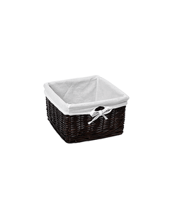 Купить Корзина для белья WasserKRAFT Alme 25x25x16 WB-150-S Коричневая (wb-150-s) по цене 2000 руб., в Санкт-Петебруге в интернет магазине 100-Систем, а также дургие товары WasserKRAFT из раздела Корзины для белья и Прочее