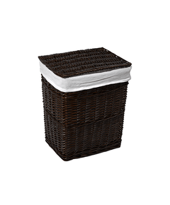 Купить Корзина для белья WasserKRAFT Isar 46x35x55 WB-130-L с крышкой Коричневая (wb-130-l) по цене 8610 руб., в Санкт-Петебруге в интернет магазине 100-Систем, а также дургие товары WasserKRAFT из раздела Корзины для белья и Прочее