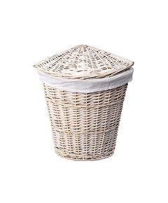 Купить Корзина для белья WasserKRAFT Vils 38x38x55 WB-560-L с крышкой Белая (wb-560-l) по цене 8470 руб., в Санкт-Петебруге в интернет магазине 100-Систем, а также дургие товары WasserKRAFT из раздела Корзины для белья и Прочее