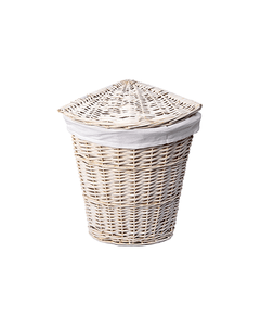 Купить Корзина для белья WasserKRAFT Vils 31x31x45 WB-560-M с крышкой Белая (wb-560-m) по цене 7470 руб., в Санкт-Петебруге в интернет магазине 100-Систем, а также дургие товары WasserKRAFT из раздела Корзины для белья и Прочее