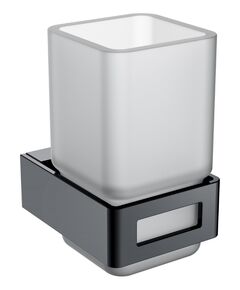 Купить Стакан для зубных щеток ShineGunMetall серия Q (10944-sgm) по цене 9411 руб., в Санкт-Петебруге в интернет магазине 100-Систем, а также дургие товары BOHEME из раздела Стаканы и подстаканники и Аксессуары для ванной комнаты