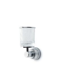 Купить Стакан настенный AURA Chrome (10244-cr) по цене 19074 руб., в Санкт-Петебруге в интернет магазине 100-Систем, а также дургие товары BOHEME из раздела Стаканы и подстаканники и Аксессуары для ванной комнаты