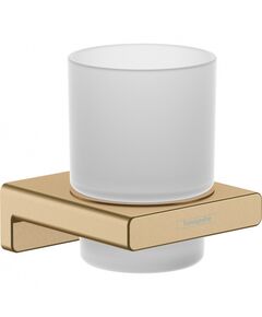 Купить HG AddStoris стаканчик д/зубных щеток 41749, цвет - 140 (41749140) по цене 7827.69 руб., в Санкт-Петебруге в интернет магазине 100-Систем, а также дургие товары HANSGROHE из раздела Стаканы и подстаканники и Аксессуары для ванной комнаты