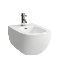 Купить Биде Laufen Palomba подвесное, 1 отверстие, белый, LCC 8.3080.1.400.304.1 (8.3080.1.400.304.1) по цене 47063.77 руб., в Санкт-Петебруге в интернет магазине 100-Систем, а также дургие товары LAUFEN из раздела Биде подвесные и Биде и писсуары
