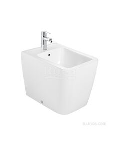 Купить Биде Roca Inspira square напольное, BTW, белый 357537000 (357537000) по цене 59062.77 руб., в Санкт-Петебруге в интернет магазине 100-Систем, а также дургие товары ROCA из раздела Биде приставные и Биде и писсуары