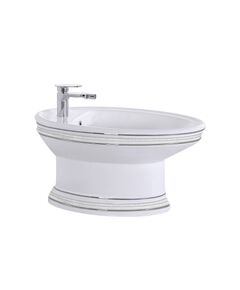 Купить Биде CeramaLux Lux Classic 1410 Белое (1410) по цене 32357 руб., в Санкт-Петебруге в интернет магазине 100-Систем, а также дургие товары CeramaLux из раздела Биде приставные и Биде и писсуары