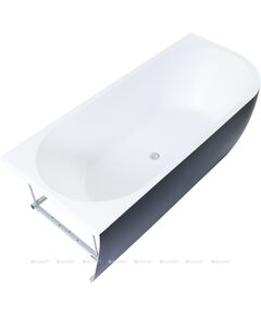 Купить Акриловая ванна Aquanet Family Elegant A 180x80 3805N Matt Finish (панель Black matte) (3805-n-mw-mb) по цене 151060 руб., в Санкт-Петебруге в интернет магазине 100-Систем, а также дургие товары AQUANET из раздела Акриловые ванны и Ванны