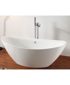 Купить Ванна акриловая Abber AB9248 180х87х65 см, белая (ab9248) по цене 108800 руб., в Санкт-Петебруге в интернет магазине 100-Систем, а также дургие товары ABBER из раздела Акриловые ванны и Ванны