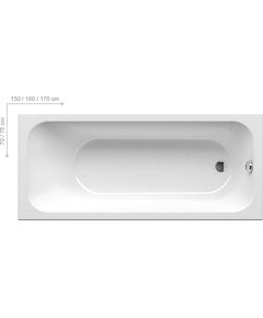 Купить Ванна Ravak Chrome Slim 160х70 (c731300000) по цене 54890 руб., в Санкт-Петебруге в интернет магазине 100-Систем, а также дургие товары RAVAK из раздела Акриловые ванны и Ванны