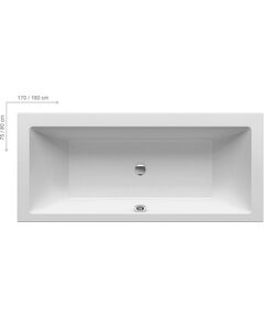Купить Ванна Ravak Formy 01 Slim 170x75 (c691300000) по цене 61490 руб., в Санкт-Петебруге в интернет магазине 100-Систем, а также дургие товары RAVAK из раздела Акриловые ванны и Ванны
