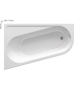 Купить Акриловая ванна 170х105 Ravak Chrome CA31000000 L (ca31000000) по цене 65890 руб., в Санкт-Петебруге в интернет магазине 100-Систем, а также дургие товары RAVAK из раздела Акриловые ванны и Ванны