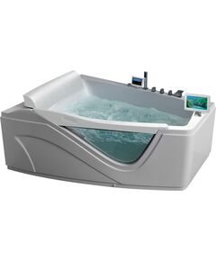 Купить Ванна акрил Gemy G9056 O 1700х1300х750 с г/м, а/м, хромотерапия, электронный пульт, TV (g9056 o l) по цене 412000 руб., в Санкт-Петебруге в интернет магазине 100-Систем, а также дургие товары  из раздела Гидромассажные ванны и Ванны
