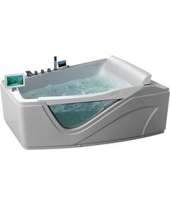 Купить Ванна акриловая Gemy G9056 O R 170х130х75 см, с г/м, а/м, хромотерапия, белая, правая (g9056 o r) по цене 412000 руб., в Санкт-Петебруге в интернет магазине 100-Систем, а также дургие товары  из раздела Гидромассажные ванны и Ванны