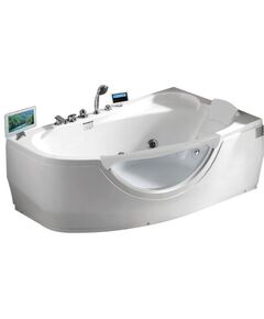 Купить Ванна акриловая Gemy G9046 II O R 171х99х68 см, с г/м, а/м, хромотерапия, белая, правая (g9046 ii o r) по цене 332000 руб., в Санкт-Петебруге в интернет магазине 100-Систем, а также дургие товары  из раздела Гидромассажные ванны и Ванны