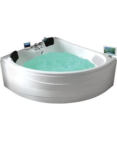 Купить Ванна акрил Gemy G9041 O 1500х1500х740 с г/м, а/м, хромотерапия, электронный пульт, TV (g9041 o) по цене 342000 руб., в Санкт-Петебруге в интернет магазине 100-Систем, а также дургие товары  из раздела Гидромассажные ванны и Ванны