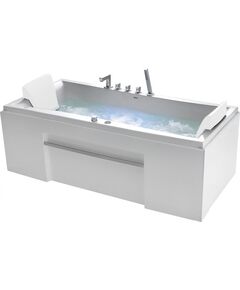 Купить Ванна акриловая Gemy G9076 B 1770х810х600 с г/м, хромотерапия (g9076 b) по цене 170000 руб., в Санкт-Петебруге в интернет магазине 100-Систем, а также дургие товары  из раздела Гидромассажные ванны и Ванны