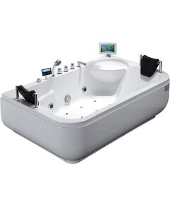 Купить Ванна акриловая Gemy G9085 O R 180х116х69 см, с г/м, а/м, хромотерапия, белая, правая (g9085 o r) по цене 382000 руб., в Санкт-Петебруге в интернет магазине 100-Систем, а также дургие товары  из раздела Гидромассажные ванны и Ванны