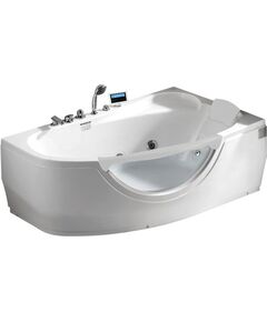 Купить Ванна Gemy G9046-II K R 1700х100 акрил правая, с г/м, а/м, хромотерапия, электронный пульт (g9046 ii k r) по цене 210000 руб., в Санкт-Петебруге в интернет магазине 100-Систем, а также дургие товары  из раздела Гидромассажные ванны и Ванны