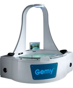 Купить Ванна акрил Gemy G9070 O 1700х1700х2250 с г/м, а/м, хромотерапия, электронный пульт, TV, CD/DVD (g9070 o) по цене 542000 руб., в Санкт-Петебруге в интернет магазине 100-Систем, а также дургие товары  из раздела Гидромассажные ванны и Ванны