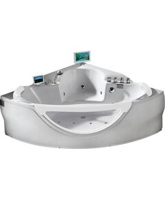 Купить Ванна акриловая Gemy G9025 II O 1550х1550х700 с г/м, а/м, хромотерапия, электронный пульт, TV (g9025 ii o) по цене 352000 руб., в Санкт-Петебруге в интернет магазине 100-Систем, а также дургие товары  из раздела Гидромассажные ванны и Ванны