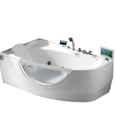 Купить Ванна акрил Gemy G9046 II O 1710х990х680 с г/м, а/м, хромотерапия, электронный пульт, TV (g9046 ii o l) по цене 332000 руб., в Санкт-Петебруге в интернет магазине 100-Систем, а также дургие товары  из раздела Гидромассажные ванны и Ванны