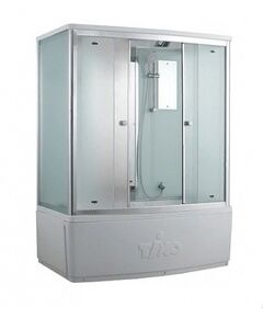 Купить Гидромассажный бокс Timo Comfort 170x88 T-8870F Fabric Glass с гидромассажем (t-8870f) по цене 200400 руб., в Санкт-Петебруге в интернет магазине 100-Систем, а также дургие товары TIMO из раздела Гидромассажные боксы и Душевые кабины и ограждения