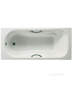Купить Ванна Roca Malibu 160x70 с отверстиями для ручек, anti-slip 2334G0000 (2334g0000) по цене 67369.77 руб., в Санкт-Петебруге в интернет магазине 100-Систем, а также дургие товары ROCA из раздела Чугунные ванны и Ванны