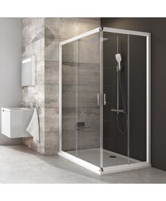 Купить Душевая дверь Ravak Blix BLRV2 80 белый-транспарент (1xv40100z1) по цене 55550 руб., в Санкт-Петебруге в интернет магазине 100-Систем, а также дургие товары RAVAK из раздела Душевые двери и Душевые двери, перегородки