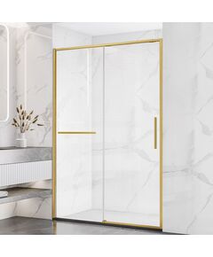 Купить Душевая дверь Slim Soft VDS-1SS120CLG, 1200, брашированное золото, стекло прозрачное, , шт (vds-1ss120clg) по цене 36157 руб., в Санкт-Петебруге в интернет магазине 100-Систем, а также дургие товары Vincea из раздела Душевые двери и Душевые двери, перегородки