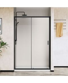 Купить Душевая дверь City VDS-5CT120CLB, 1200, черный, стекло прозрачное, , шт (vds-5ct120clb) по цене 19456 руб., в Санкт-Петебруге в интернет магазине 100-Систем, а также дургие товары Vincea из раздела Душевые двери и Душевые двери, перегородки