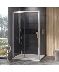 Купить Боковая стенка 100 см Ravak 10° 9UVA0U00Z1, transparent, сатин (9uva0u00z1) по цене 31668 руб., в Санкт-Петебруге в интернет магазине 100-Систем, а также дургие товары RAVAK из раздела Душевые перегородки и Душевые двери, перегородки