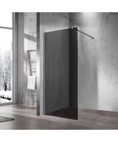 Купить Душевая перегородка Walk-In VSW-1H120CGGM, 1200*2000, вороненая сталь, стекло тонированное, , шт (vsw-1h120cggm) по цене 26144 руб., в Санкт-Петебруге в интернет магазине 100-Систем, а также дургие товары Vincea из раздела Душевые перегородки и Душевые двери, перегородки