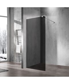 Купить Душевая перегородка Walk-In VSW-1H100CG, 1000*2000, хром, стекло тонированное, , шт (vsw-1h100cg) по цене 21641 руб., в Санкт-Петебруге в интернет магазине 100-Систем, а также дургие товары Vincea из раздела Душевые перегородки и Душевые двери, перегородки