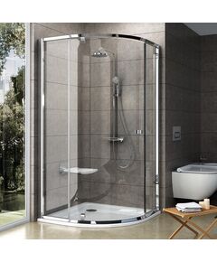 Купить Душевой уголок Ravak Pivot PSKK3-80 блестящий (37644c00z1) по цене 101970 руб., в Санкт-Петебруге в интернет магазине 100-Систем, а также дургие товары RAVAK из раздела Душевые ограждения и Душевые кабины и ограждения