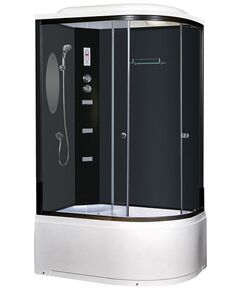 Купить Душевая кабина Niagara NG-214N R 120х80х217 с гидромассажем, стекло тонированное, правая (ng-214n r) по цене 57600 руб., в Санкт-Петебруге в интернет магазине 100-Систем, а также дургие товары  из раздела Душевые кабины и Душевые кабины и ограждения