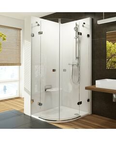 Купить Душевой уголок Ravak Brilliant BSKK4-100 хром+транспарент (3u2aaa00y1) по цене 98010 руб., в Санкт-Петебруге в интернет магазине 100-Систем, а также дургие товары RAVAK из раздела Душевые ограждения и Душевые кабины и ограждения