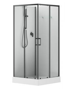 Купить Душевая кабина Aquanet Passion EVO S Black 90x90 (00282009) по цене 56280 руб., в Санкт-Петебруге в интернет магазине 100-Систем, а также дургие товары AQUANET из раздела Душевые кабины и Душевые кабины и ограждения
