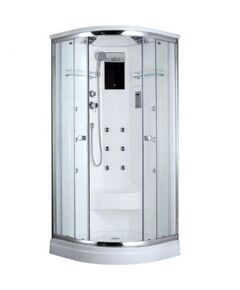 Купить Душевая кабина Timo Lux T-7701 100x100 профиль Хром стекло прозрачное (t-7701) по цене 177300 руб., в Санкт-Петебруге в интернет магазине 100-Систем, а также дургие товары TIMO из раздела Душевые кабины и Душевые кабины и ограждения